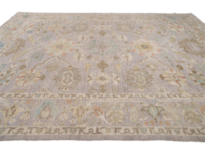 Modern Sultanabad Wool Rug 10 X 14