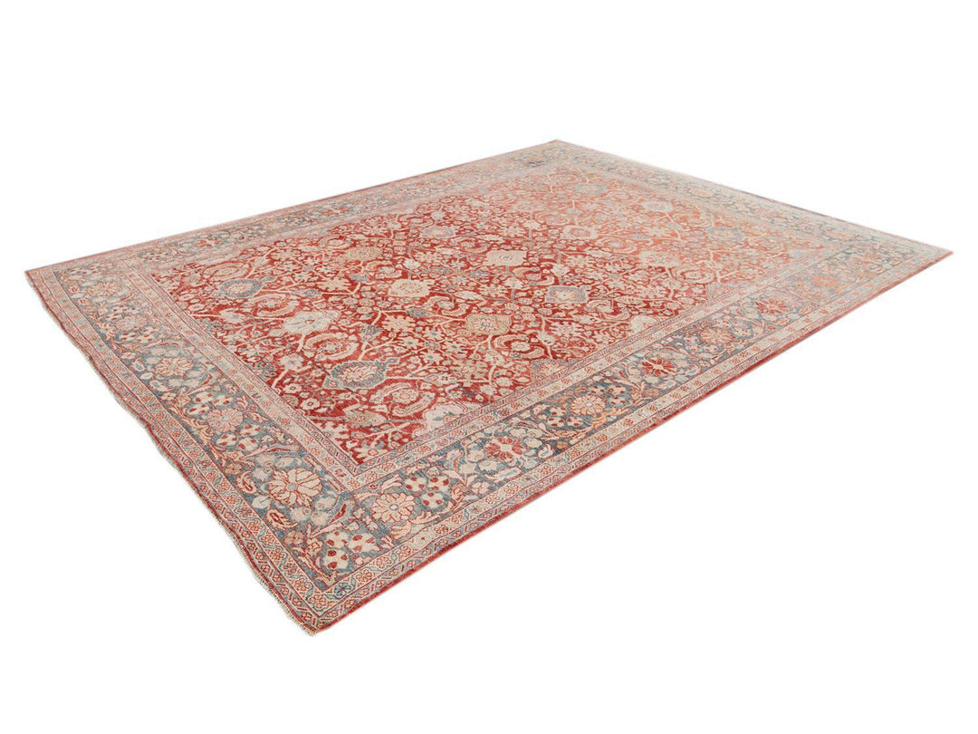 Vintage Mahal Wool Rug 9 x 12
