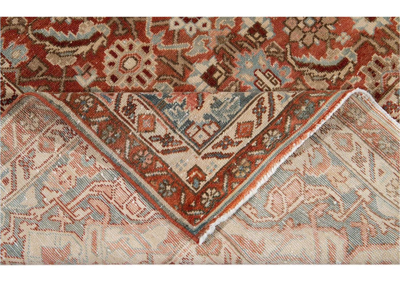 Vintage Malayer Wool Rug 9 x 12