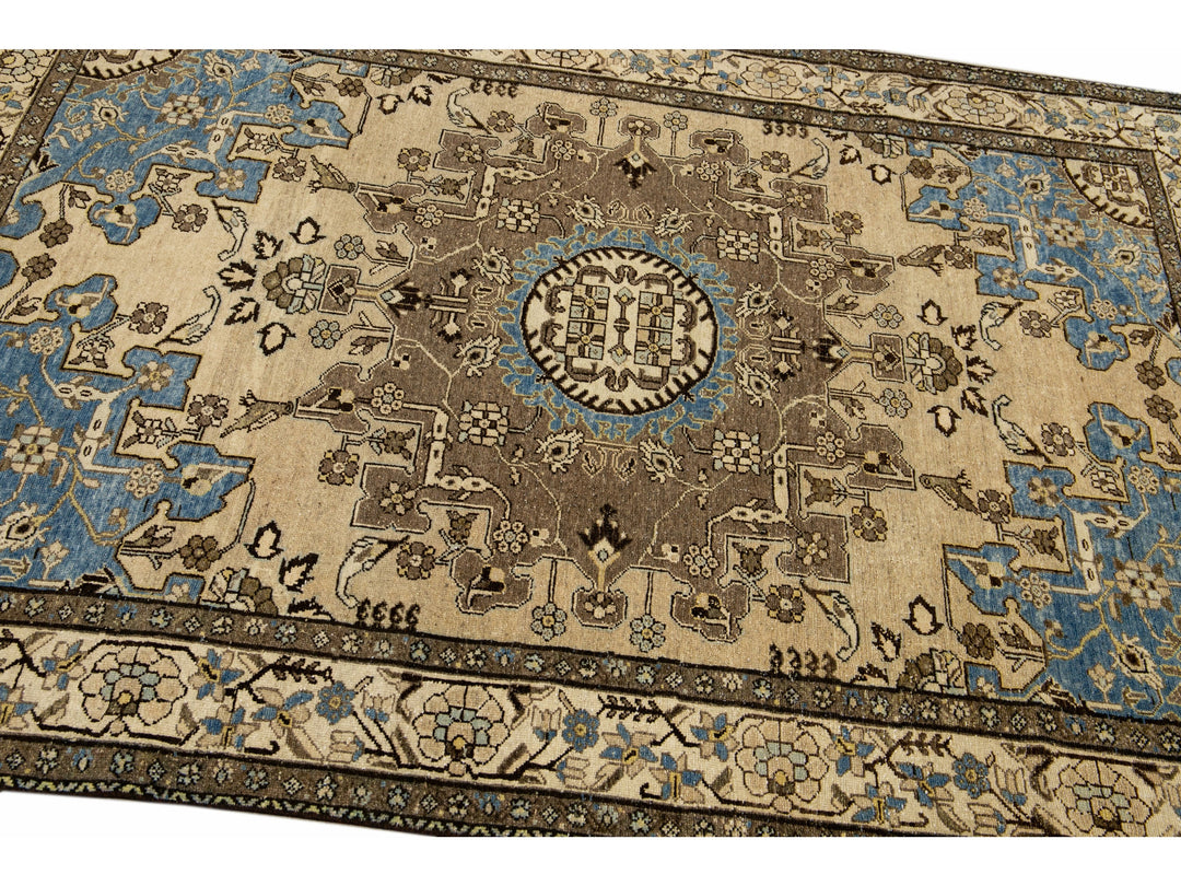 Antique Malayer Wool Rug 4 X 6