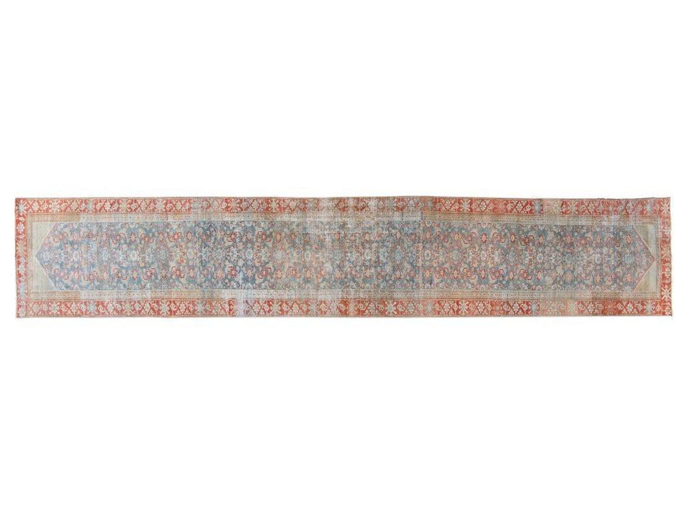 Vintage Malayer Wool Runner 3 X 17