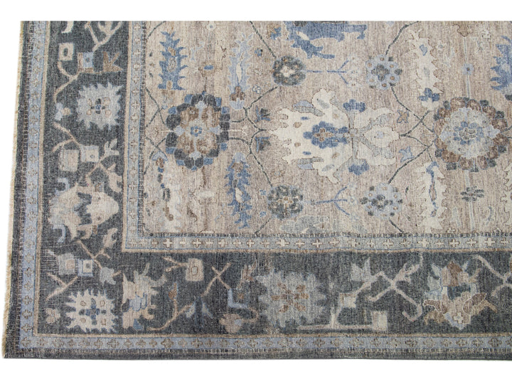 Modern Indian Wool Rug 10 X 15