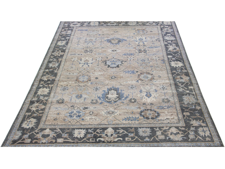 Modern Indian Wool Rug 10 X 15