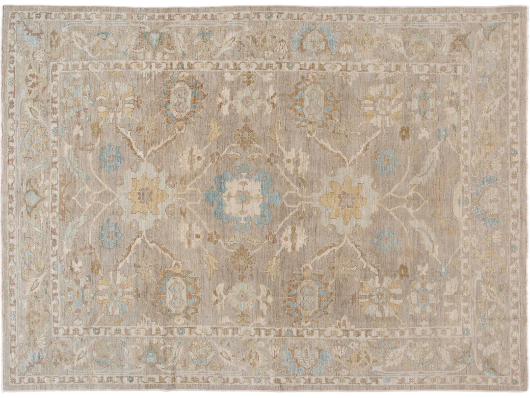 Modern Sultanabad Wool Rug 10 X 14
