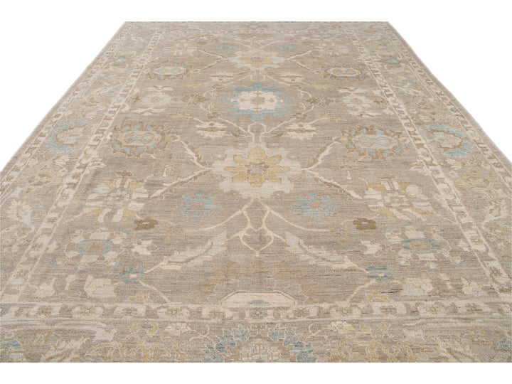 Modern Sultanabad Wool Rug 10 X 14
