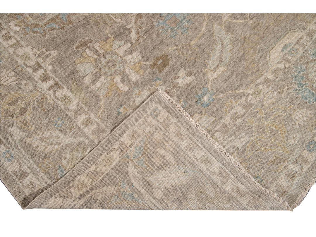 Modern Sultanabad Wool Rug 10 X 14