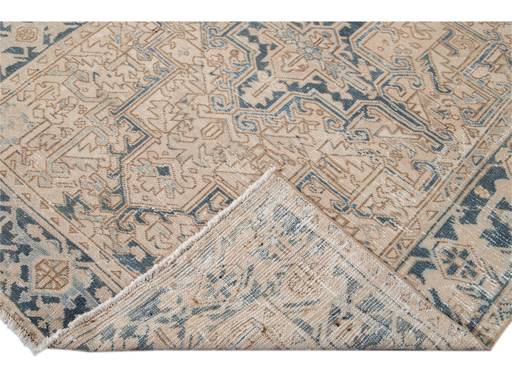 Antique Heriz Wool Rug 6 X 8