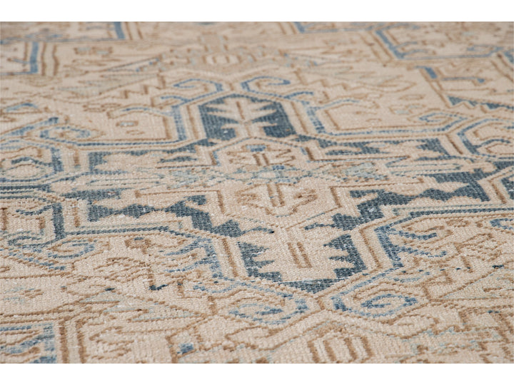 Antique Heriz Wool Rug 6 X 8
