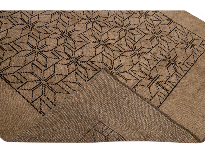 Modern Moroccan Wool Rug 7 X 10