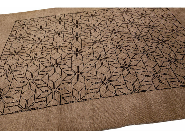 Modern Moroccan Wool Rug 7 X 10