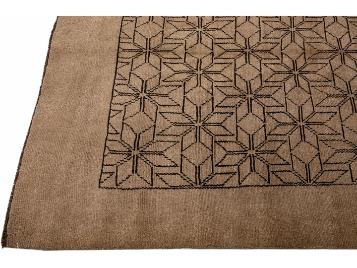 Modern Moroccan Wool Rug 7 X 10