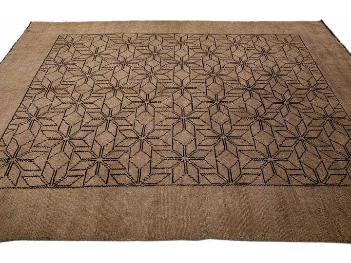 Modern Moroccan Wool Rug 7 X 10