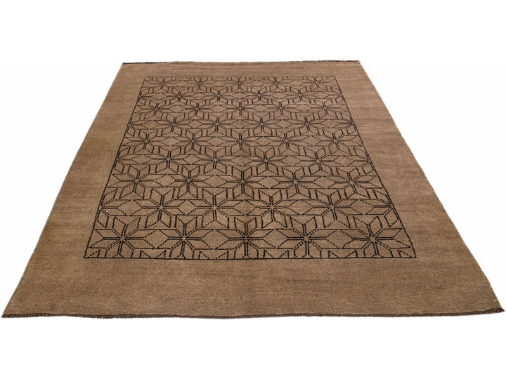 Modern Moroccan Wool Rug 7 X 10