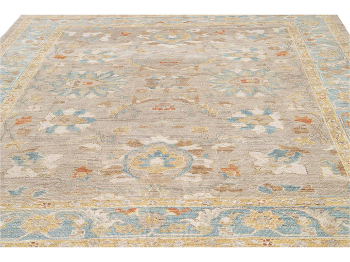 Contemporary Sultanabad Wool Rug 9 X 10