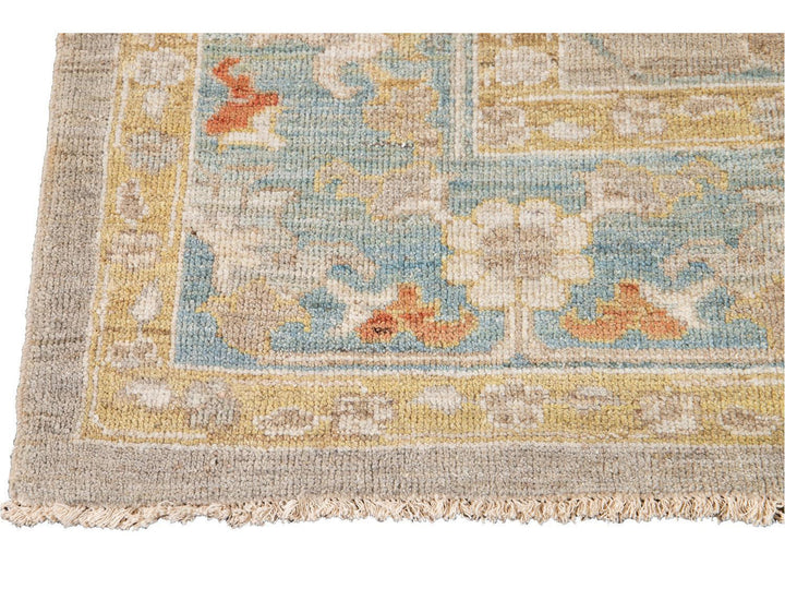 Contemporary Sultanabad Wool Rug 9 X 10
