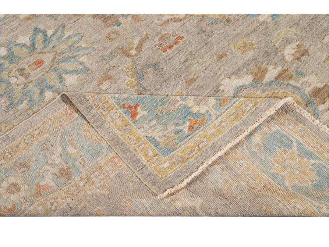 Contemporary Sultanabad Wool Rug 9 X 10