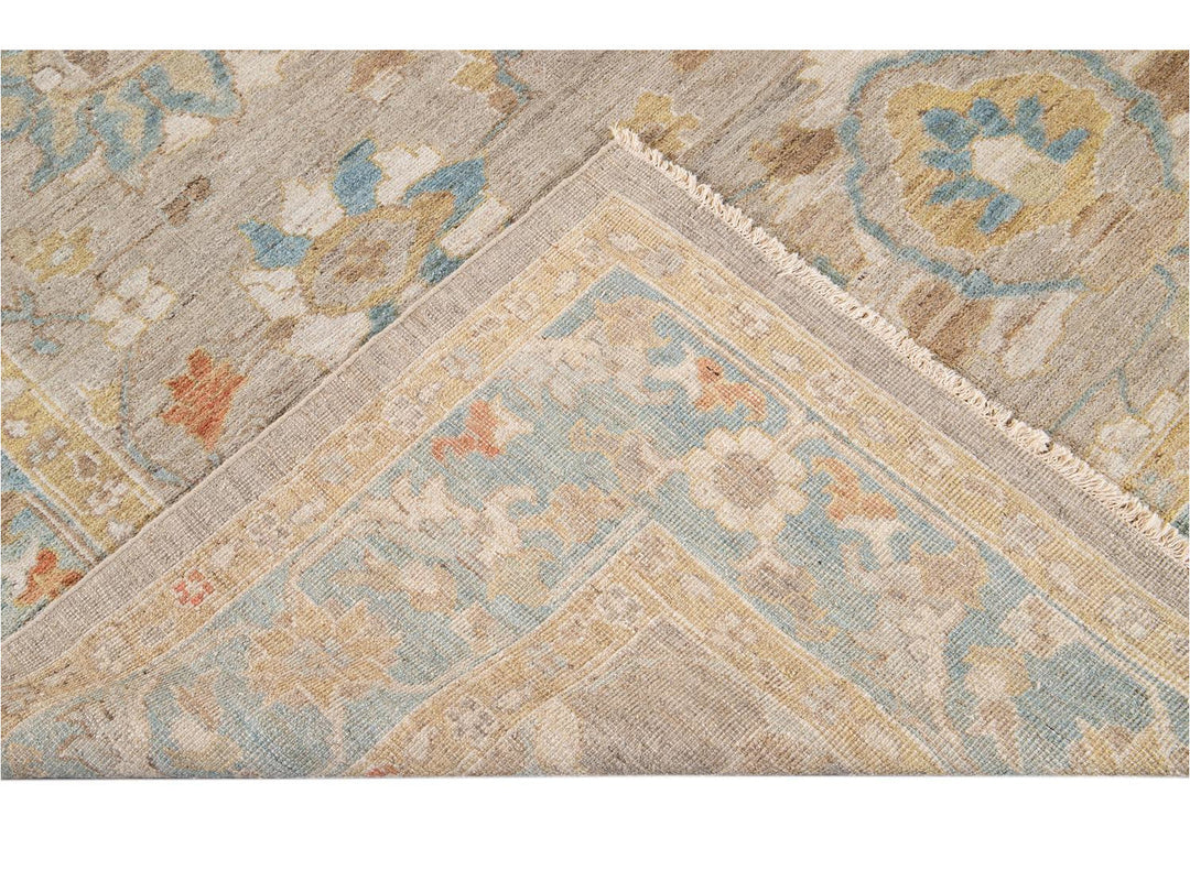 Contemporary Sultanabad Wool Rug 9 X 10