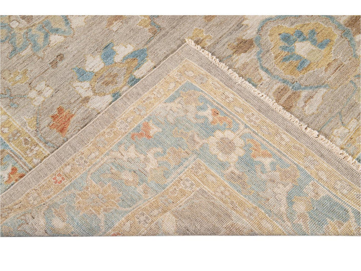 Contemporary Sultanabad Wool Rug 9 X 10