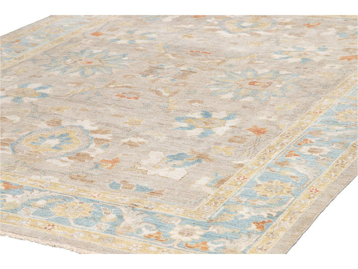 Contemporary Sultanabad Wool Rug 9 X 10
