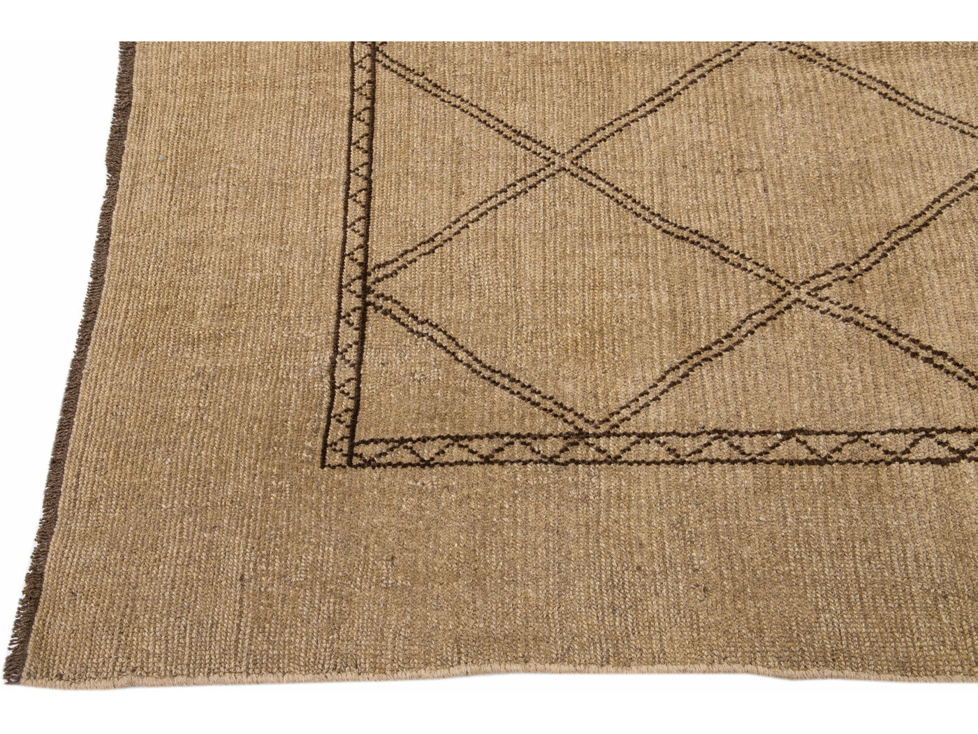 Modern Moroccan Wool Rug 7 X 10