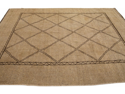 Modern Moroccan Wool Rug 7 X 10