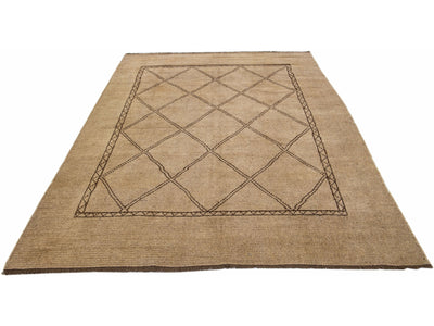 Modern Moroccan Wool Rug 7 X 10