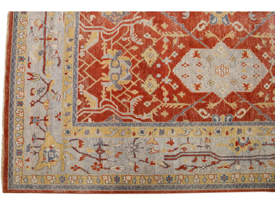 Modern Tabriz Wool Rug 12 X 15