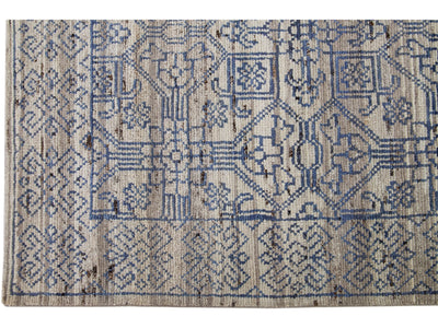Modern Moroccan Wool Rug 11 X 14