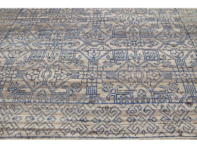 Modern Moroccan Wool Rug 11 X 14