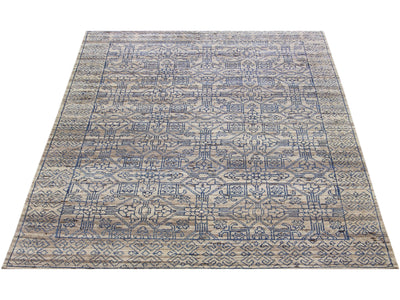 Modern Moroccan Wool Rug 9 X 12