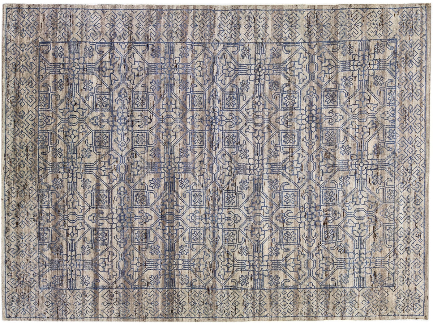 Modern Moroccan Wool Rug 9 X 12