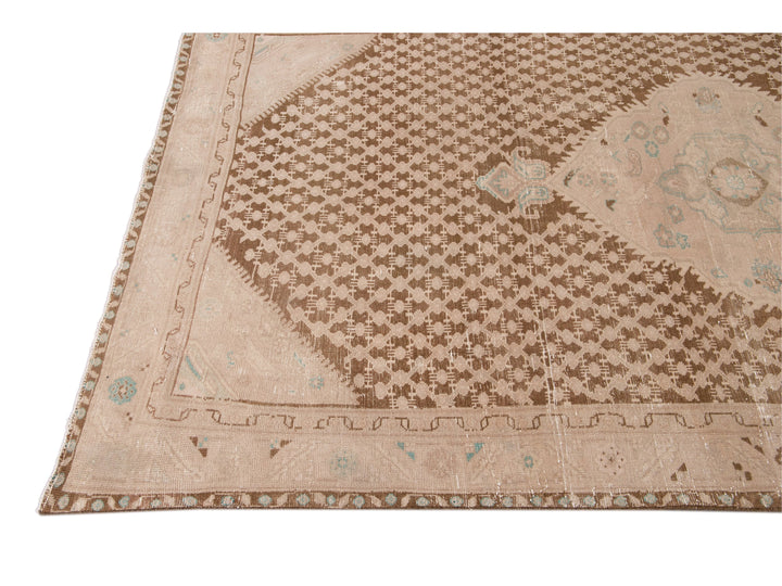 Antique Malayer Wool Runner 5 X 10
