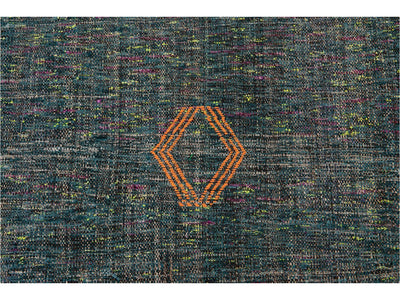 Vintage Flatweave Wool Runner 4 x 11