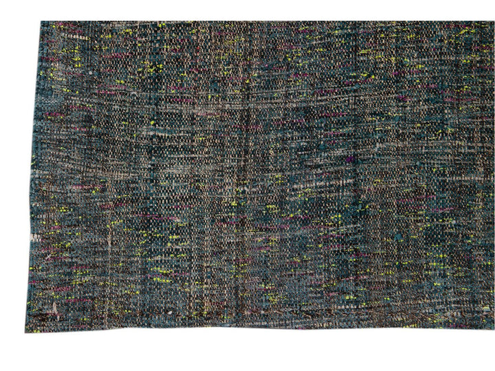 Vintage Flatweave Wool Runner 4 x 11