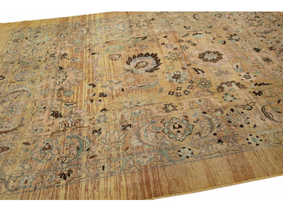 Transitional Revival Wool Rug 8 X 11