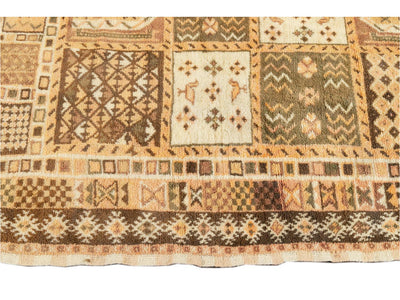 Vintage Moroccan Wool Rug 10 X 17