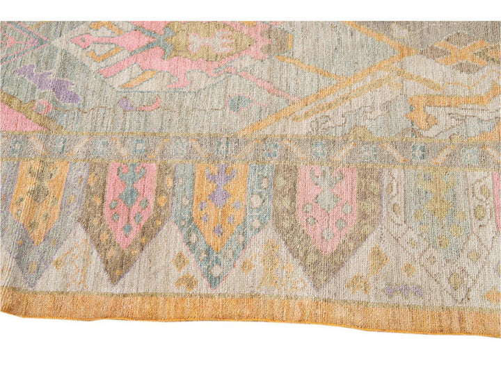 Contemporary Sultanabad Wool Rug 9 X 12