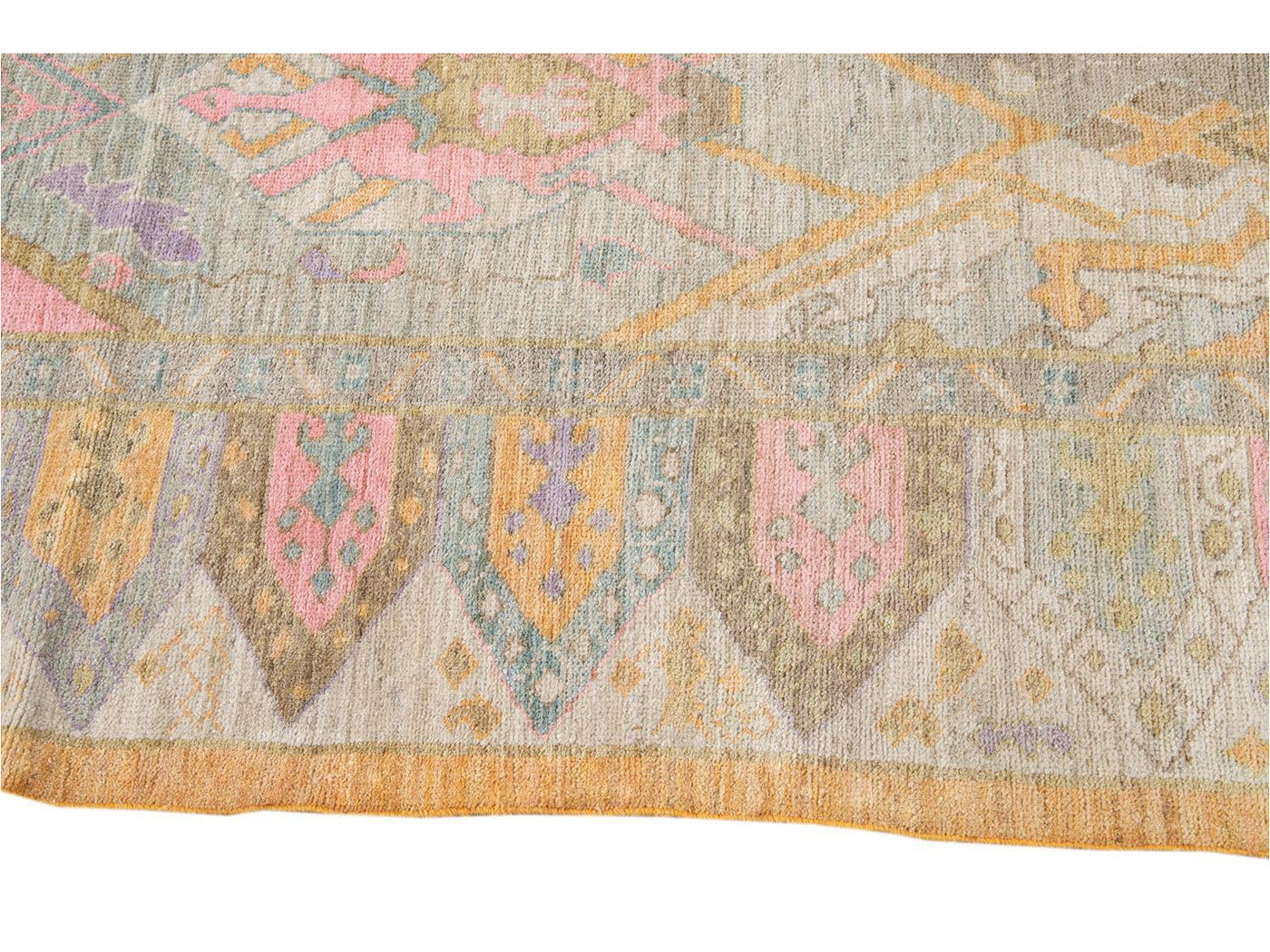 Contemporary Sultanabad Wool Rug 9 X 12
