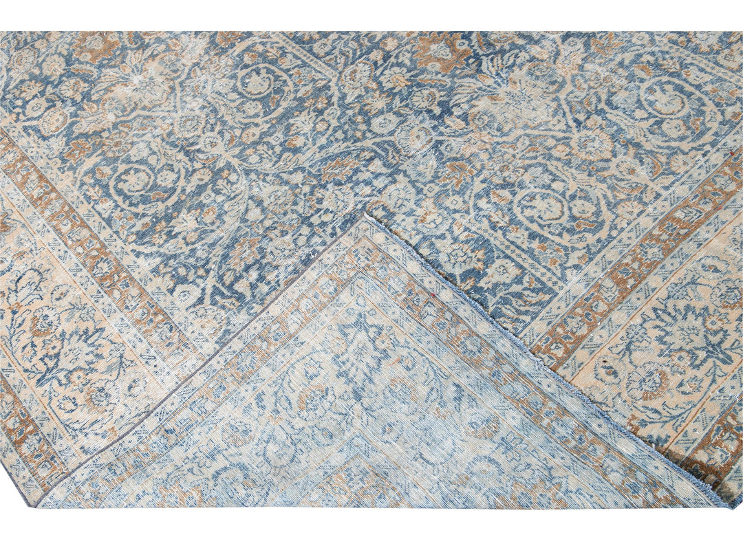 Antique Tabriz Wool Rug 13 X 16