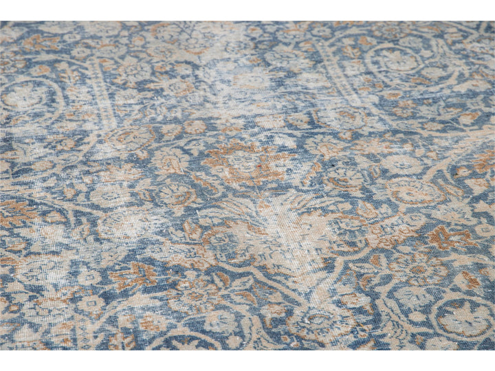 Antique Tabriz Wool Rug 13 X 16