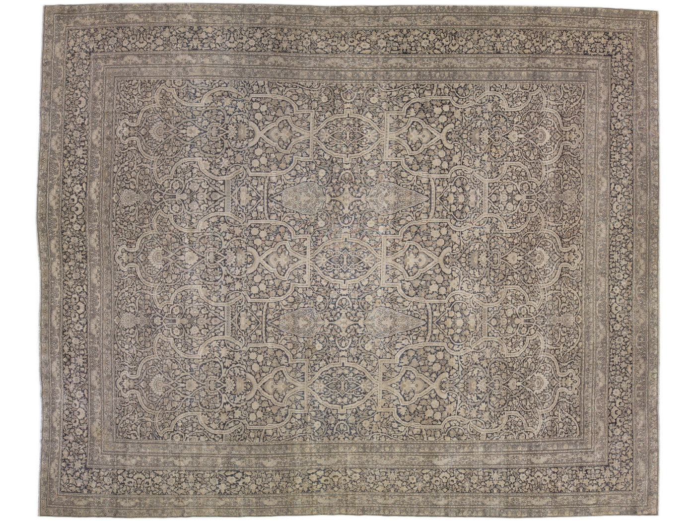 Antique Sivas Wool Rug 13 X 16