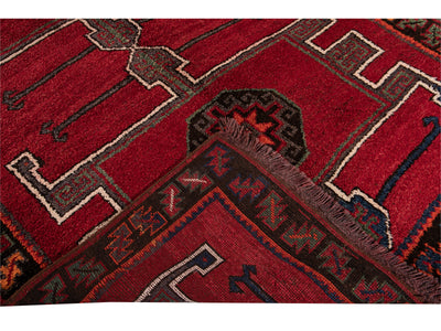 Vintage Turkish Tribal Wool Runner 6 X 15