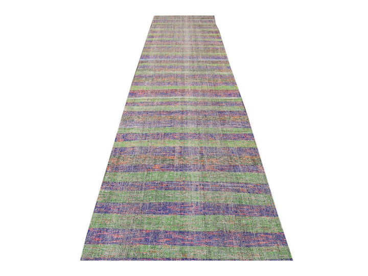 Vintage Flatweave Wool Runner 4 X 20