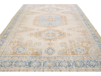 Antique Mahal Wool Rug 9 X 12