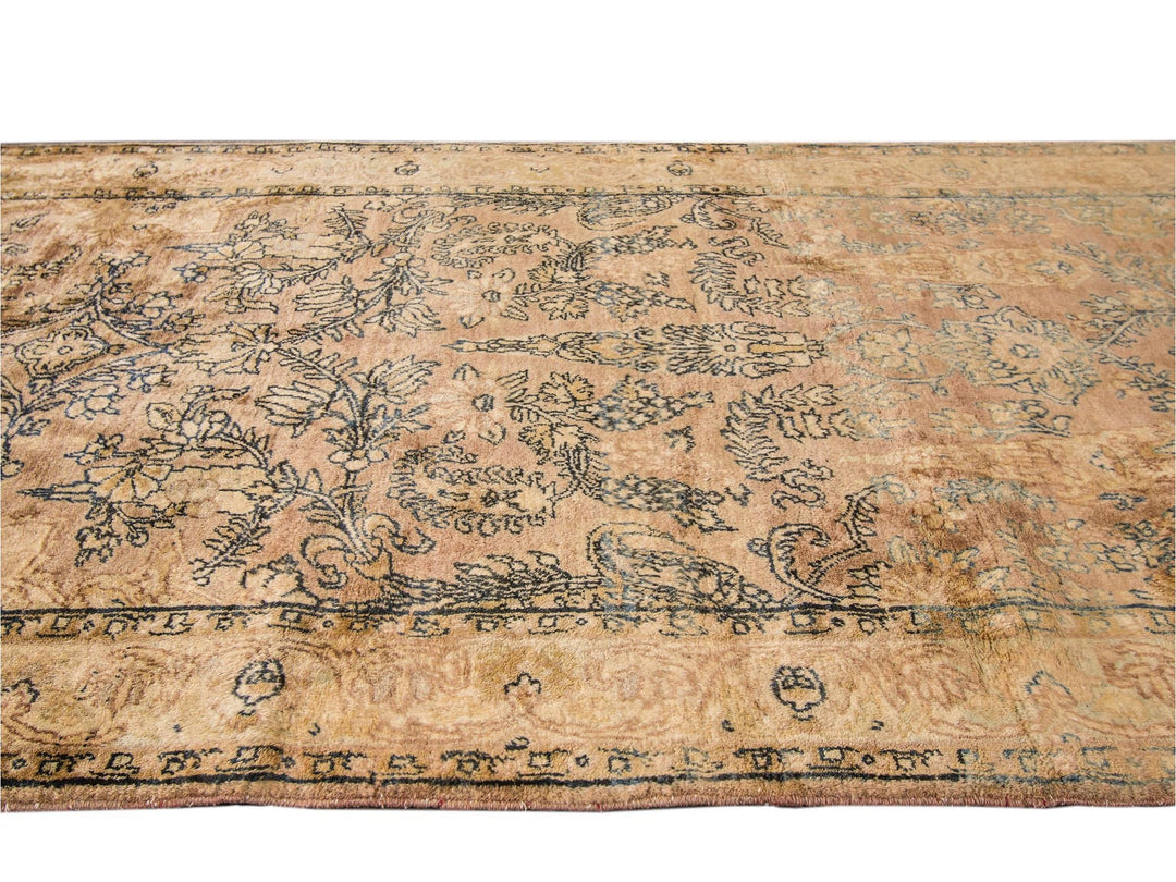 Early 20th Century Antique Persian Kerman Wool Runner, 3 X 21
