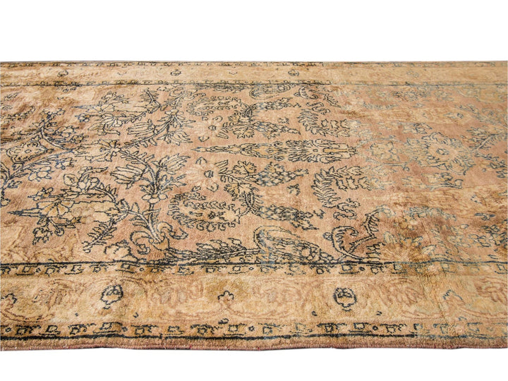 Early 20th Century Antique Persian Kerman Wool Runner, 3 X 21