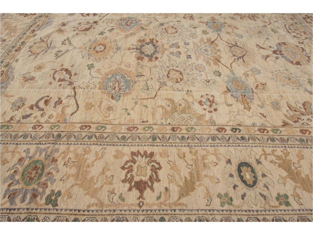 Modern Sultanabad Oversize Wool Rug 12 X 16