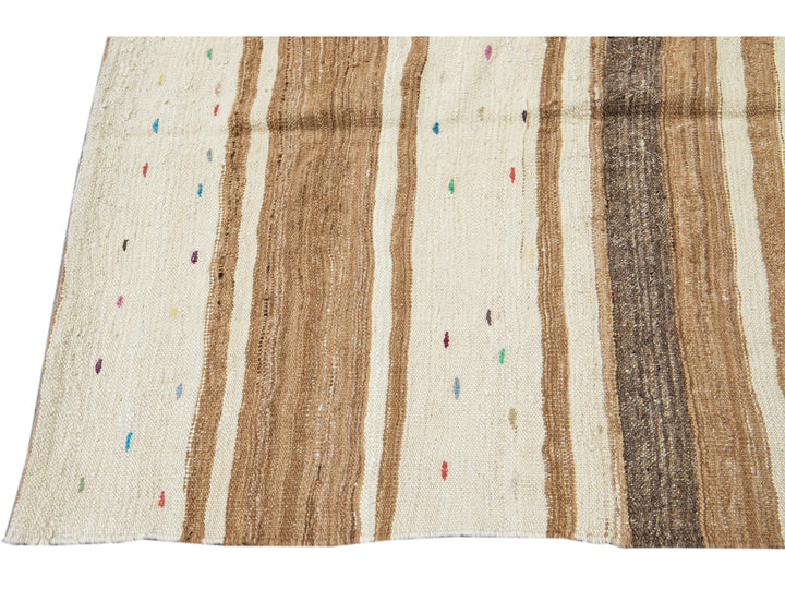 Vintage Kilim Wool Runner 4 X 11