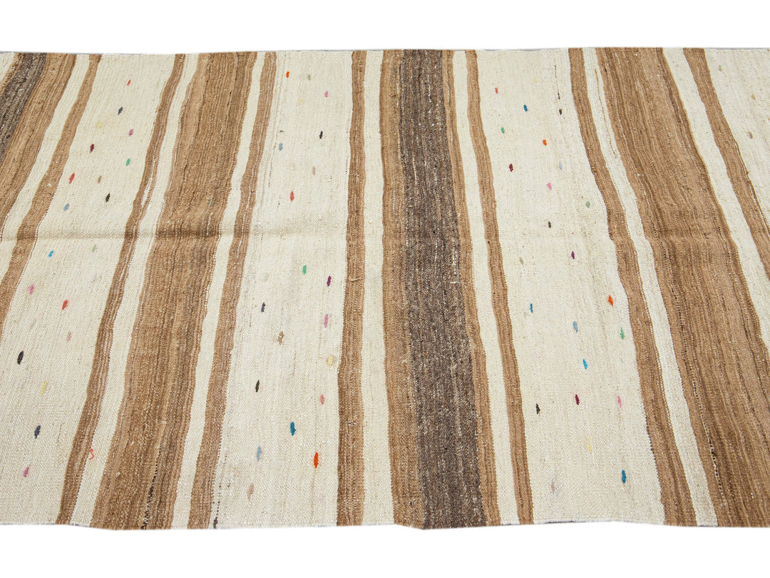 Vintage Kilim Wool Runner 4 X 11