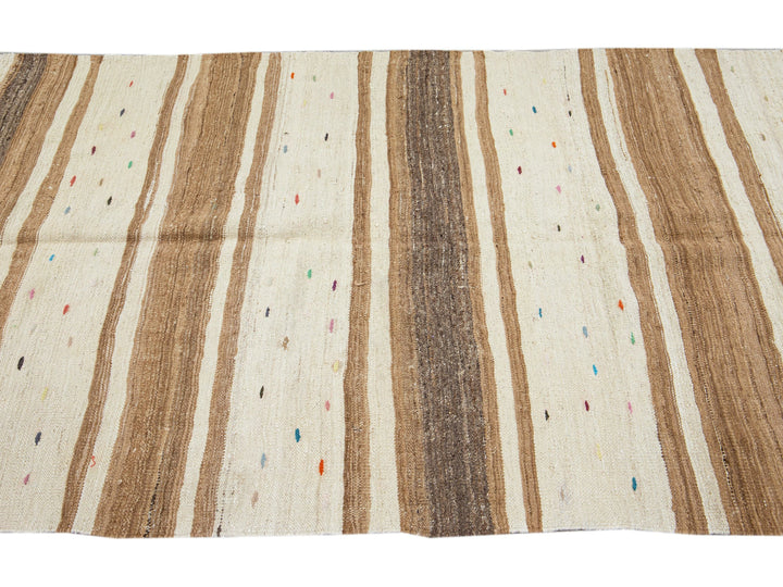 Vintage Kilim Wool Runner 4 X 11